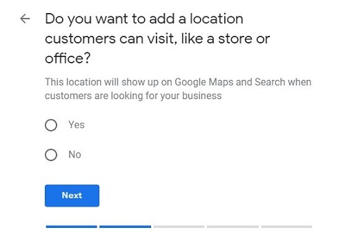 Agregar una ubicación en Google My Business