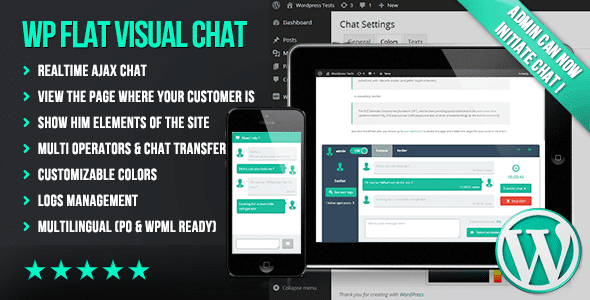 WP-Visual-Flat-Chat